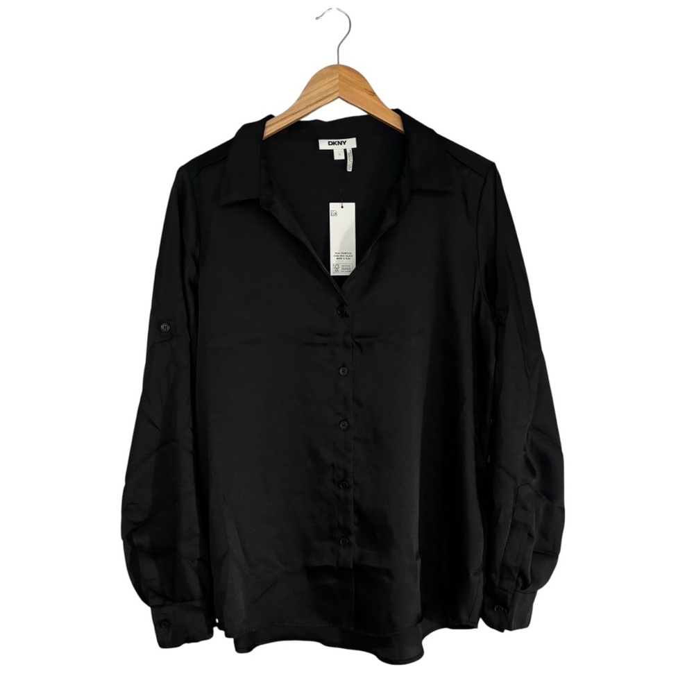DKNY Careerwear Academia Old Money Classic Button Down Top